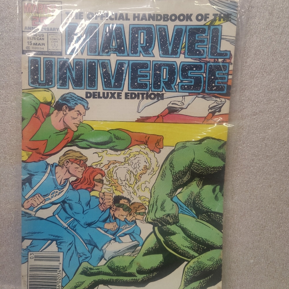 The official handbook of the marvel universe 1986